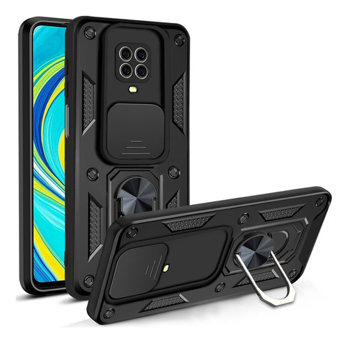 Funda Estuche Slider Protector Compatible Con Xiaomi Note 9s