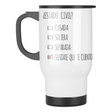 Taza Mug Termica Estado Civil Personalizable