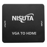 Conversor Vga A Hdmi Con Audio Conecta Notebook A Hd Tv