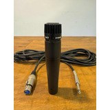 Microfone Shure Sm57 + Cabo P10/xlr (5mts)