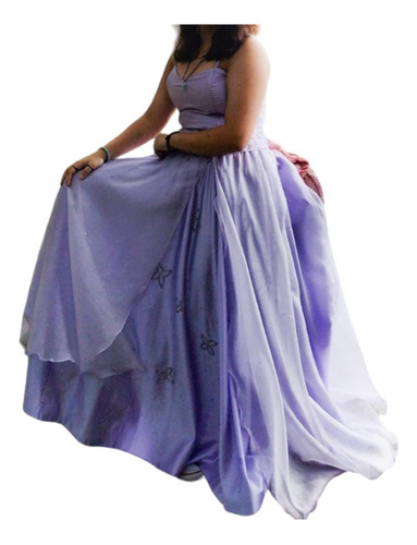 Vestido Feminino Festa Debutante Princesa Lilás 15 Anos Usad