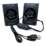 Caixinhas De Som 6w Usb P2 Multimídia Led Rgb P/ Note/pc