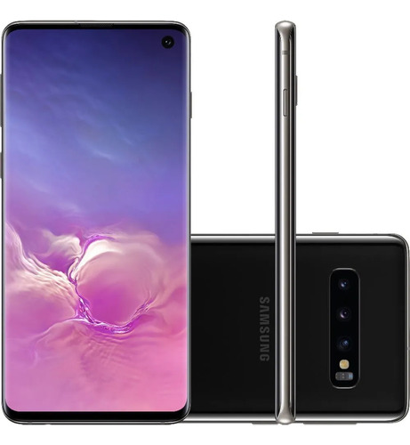 Smartphone Samsung Galaxy S10 128gb Preto 8gb Usado C Marcas