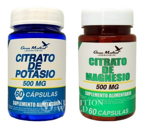 Citrato Magnesio 500mg + Citrato De Potasio 500mg. Agronewen