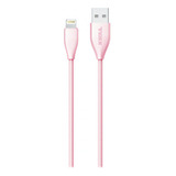 Cable Usb Reforzado Compatible iPhone SE 6 7 8 Plus Xr Xs 11 Color Rosa