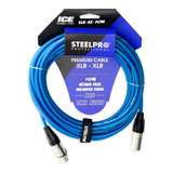 Cable Xlr 10m Balanceado Profesional Macho - Hembra Steelpro