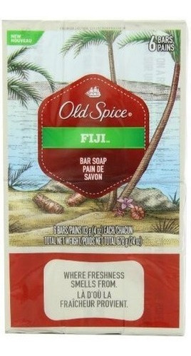 Old Spice Fresh Collection - Jabón De Barra De Perfume Fiji