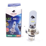 Lampada Farol Moto H4 Super Branca Led Efeito Xenon 8000k