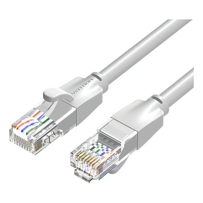 Cable De Red Vention Cat6 Certificado - 1.5 Metros - Reforzado - Premium Patch Cord - Utp Rj45 Ethernet 1000 Mbps - 250 Mhz - Cobre - Pc - Notebook - Servidores - Camaras Seguridad - Gris - Ibehg | Meses sin interés
