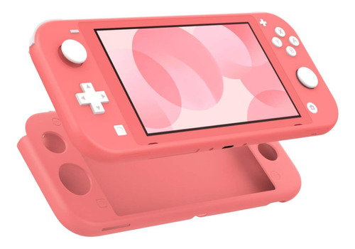 Funda Compatible Con Nintendo Switch Lite Rosa
