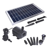 Bomba Solar 20 Watt  Para Cascadas Hidroponia Sin Bateria