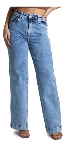 Calça Jeans Sawary Wide Leg - 276418