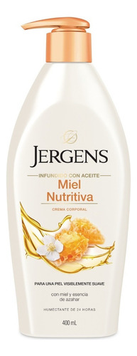 Jergens Crema Corporal Miel Nutritiva Humectante Piel Suave