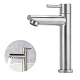 Torneira Banheiro Lavabo Aço Inox 1/4 Bica Baixa Leão