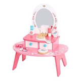 Penteadeira Infantil Rosa Brinquedo De Madeira Tooky Toy