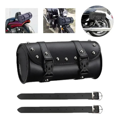 Alforjas Maletas Motocicleta Universal Impermeable De Rollo Negro | MercadoLibre