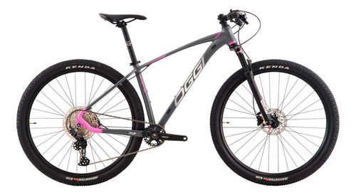 Bicicleta 29 Oggi Big Wheel 7.2 2024 12v Deore Cor Grafite-rosa Tamanho Do Quadro 15