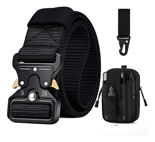 Cinturón Táctico Con Bolsa De Cinturón Táctico Y Gancho | MercadoLibre