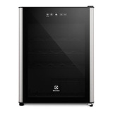 Adega Electrolux 24 Garrafas Uma Porta Com Painel Digital Wsf24 220v