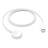Cabo De Carregador Sem Fio Magsafe Usb-c Magnético Apple Para Apple Watch Series/ultra/AirPods (1 M) Branco