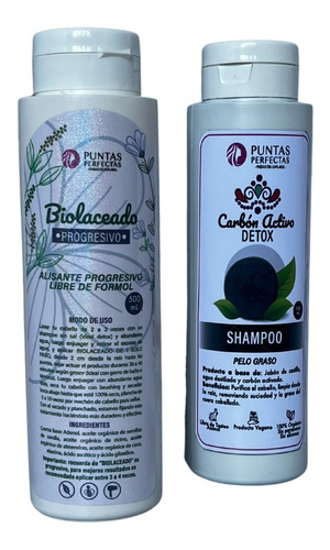 Pack Alisado Orgánico 1 Solo  Pasol + Shampoo Detox 500ml