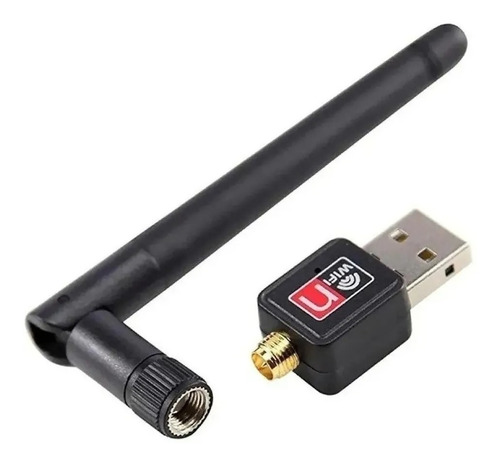 Adaptador Receptor Wifi Usb Inalámbrico 300mbps Con Antena