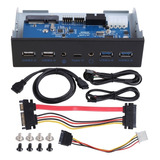 Panel De Pc Con Conector Frontal De Audio Usb 2.0 3.0, 3,5 M