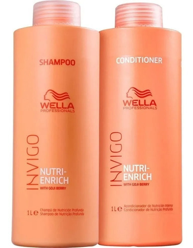 Shampo E Condicionador Wella Invigo Nutri Enrich 1litro