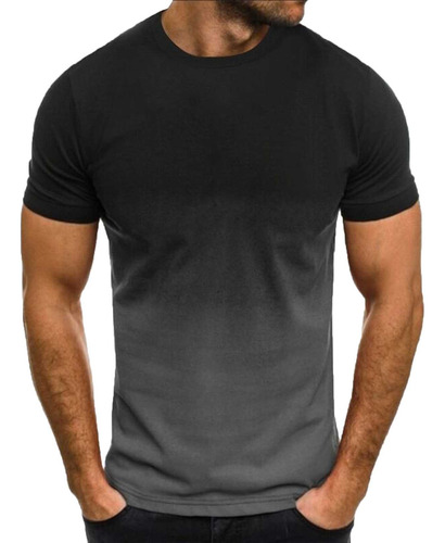 Camiseta En V Para Hombre, Manga Corta, Cuello Redondo, Esta