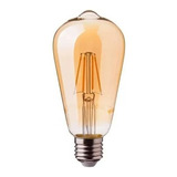 Pack X10 Ampolletas Filamento Led Edison 4w Retro Vintage