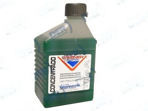 Liquido Refrigerante Concentrado Organico Verde 500cc