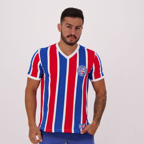 Camisa Retrômania Bahia 1988 Listrada