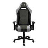 Cadeira De Escritório Aerocool Baron Gamer Ergonômica  Verde Com Estofado De Aerosuede