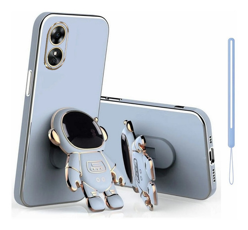 Funda De Para Oppo a17 Astronauta + Correas