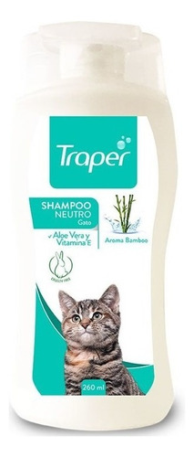 Shampoo Para Gatos Traper 260ml. Np