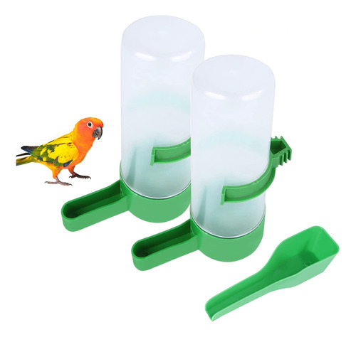 Qx-pet Supplies Comedero Automatico Para Pajaros, Bebedero Y