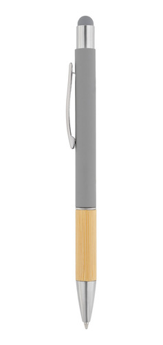 Bolígrafo Aluminio Con Bambú Goma Touch Sh A125 Paq 15 Pzs 