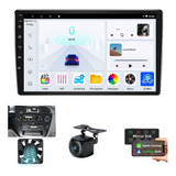 Auto Estereo Android Auto 2+64g 2din 10 Pulgadas Con Bt Fm