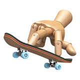 Skate Dedos Madera Profesional Rodamiento Fingerboard Finger