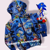 Chaqueta Niño Rompevientos Sonic Boom Antifluido 