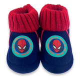 Pantufa Infantil Com Solado N° 21/22 Homem Aranha