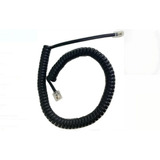 Cabo Telefone Monofone Espiral Rj 1,5m Preto