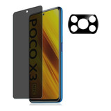 Película Privacidade E Câmera Xiaomi Poco X3 Nfc Poco X3 Pro