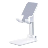 Suporte De Mesa Para Celular iPad Branco De Apoio