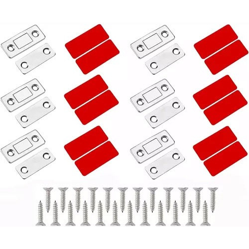 Pack 6 Pestillos Seguros Magnético Cajones Muebles Imán