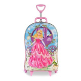 Mochila De Rodinhas 3d Maxtoy Meg Princess Rosa