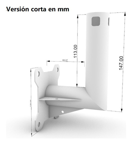 Para Soporte De Antena De Pared Starlink Dish