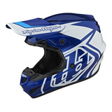 Casco Moto Gp Overload Azul / Blanco Tld Original