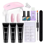 Kit De 3 Polygel + Herramientas Para Hacer Tus Propias Uñas