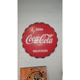 Cartel Coca Cola Original Tapa De Chapa Antigua 